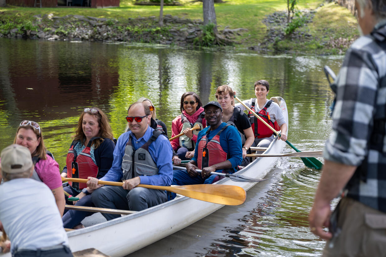 Secretary Jones visits Adventure East to promote Western Mass outdoor recreation industry