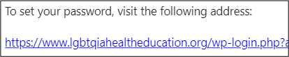 To set your password, visit the following address picture.