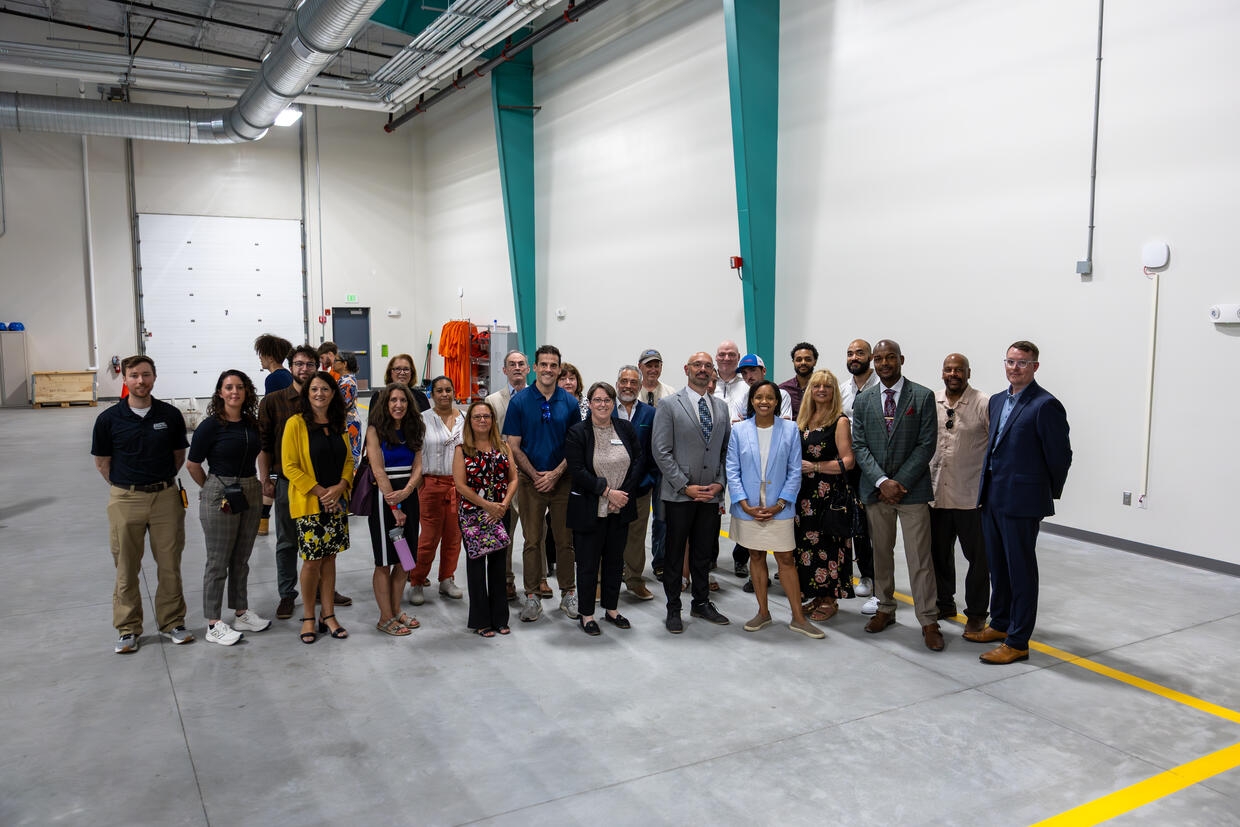 Group photo with Secretary Jones