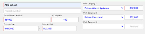 website form box