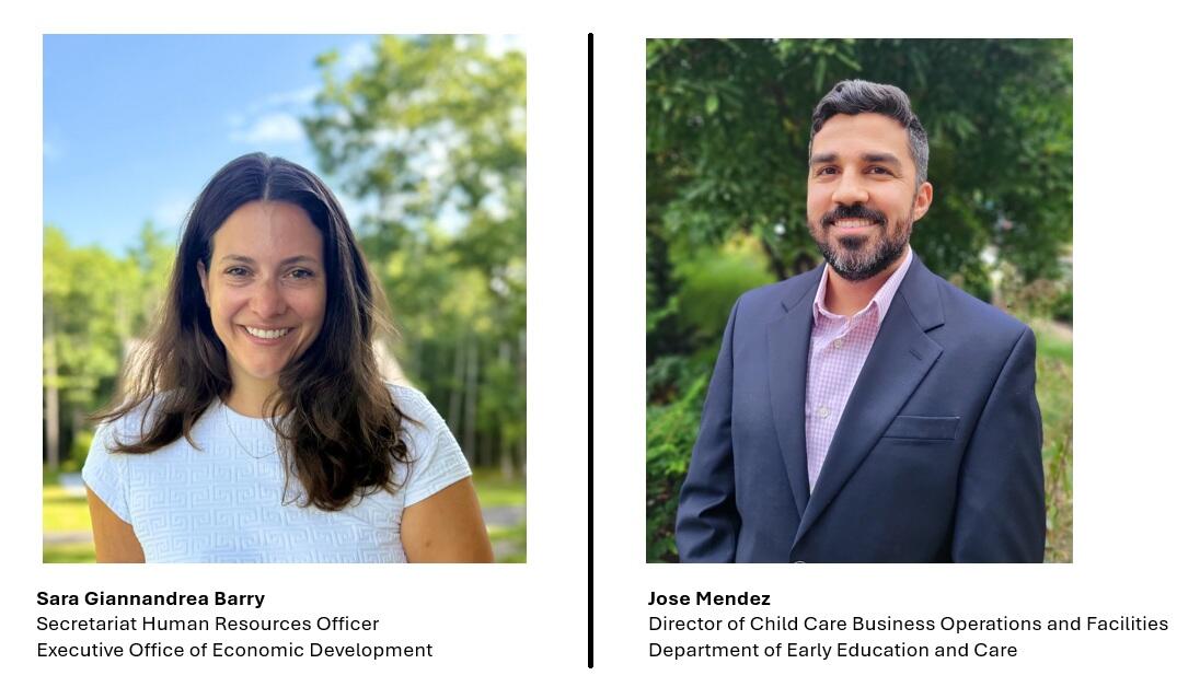 2025-26 Suffolk Fellows - Sara Giannandrea Barry (EOED) and Jose Mendez (EEC) 