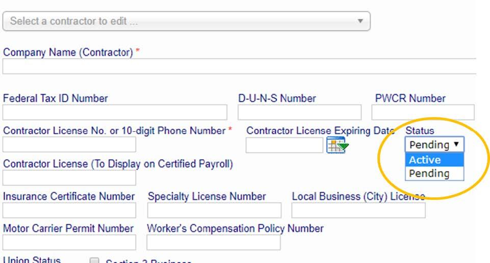 website menu options