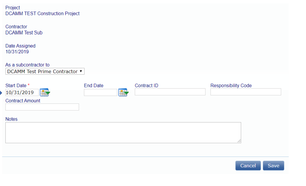 screenshot of a website form