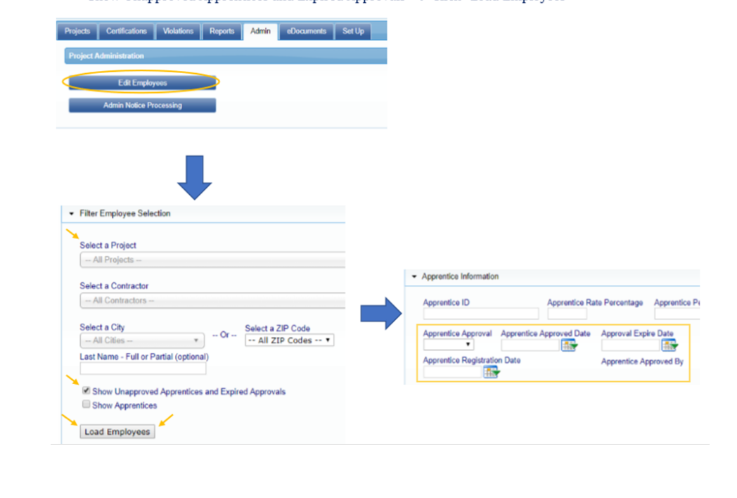 A website screenshot