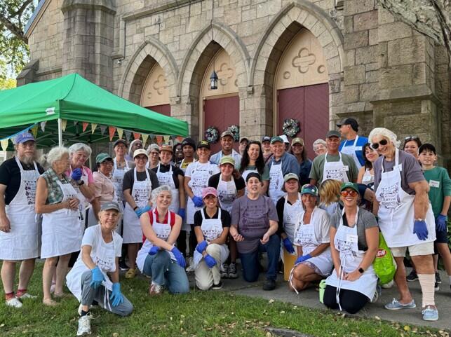 Group photo at the 20th Annual Greenfield Harvest Supper