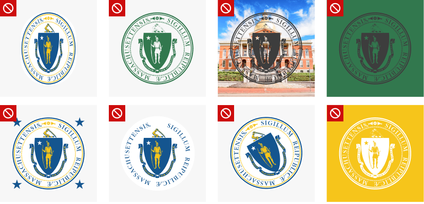 State Seal - Disallowed Examples