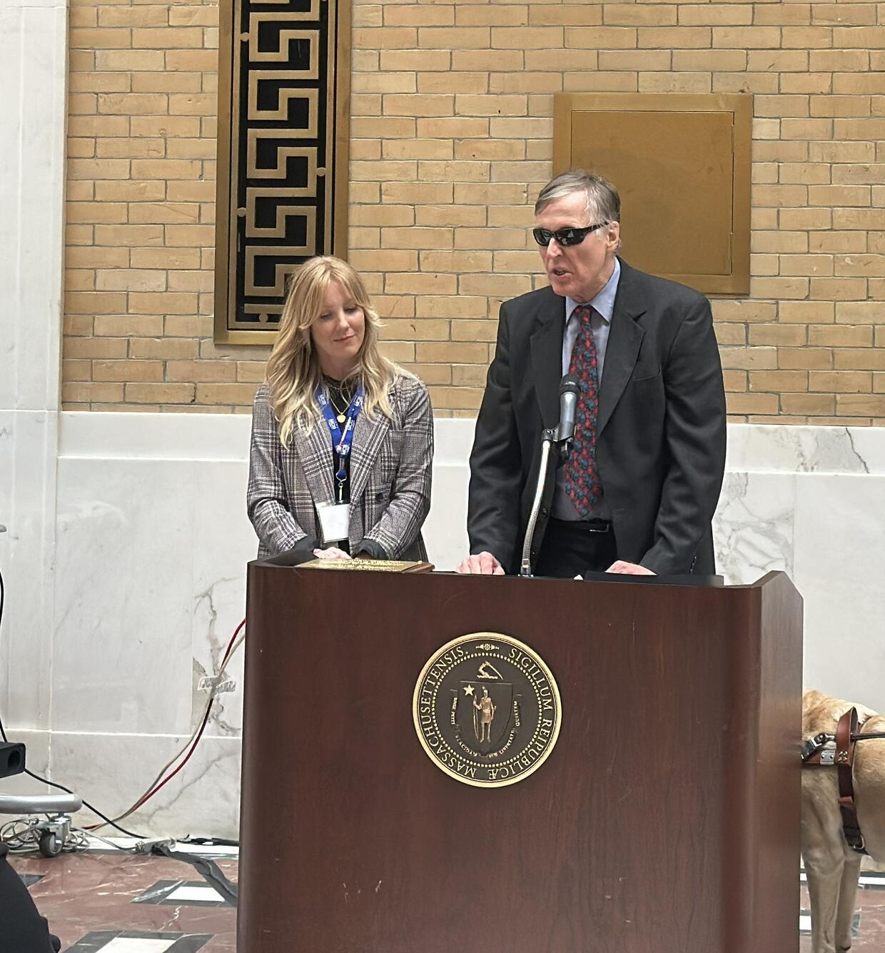 Winner of the Meg Robertson Award for adults Phil Zukas presented by Karin Barrows