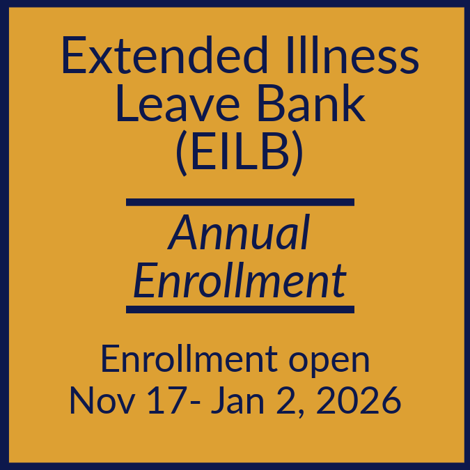 Extended Illness Leave Bank annual enrollment from nov 17 thru jan 2