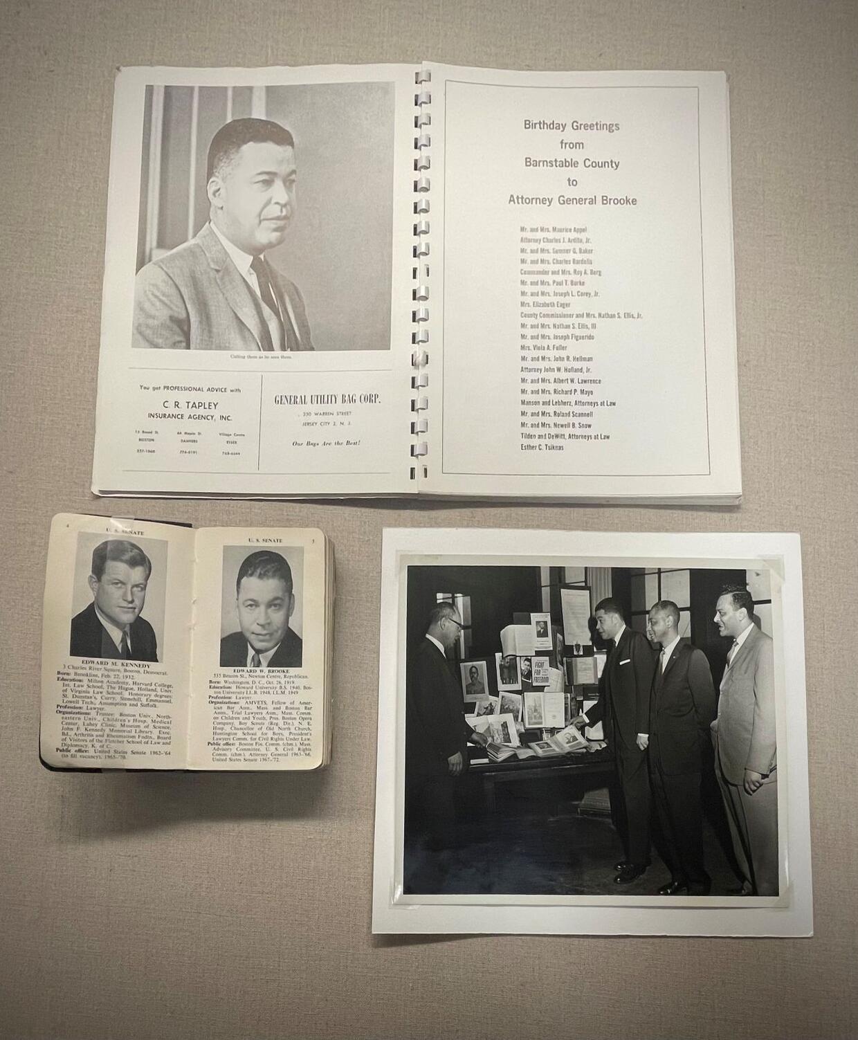 February Collection Spotlight featuring materials related to Edward W. Brooke. Brooke 
