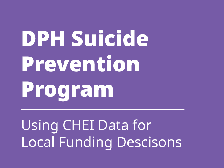 The Department of Public Health – Suicide Prevention Program