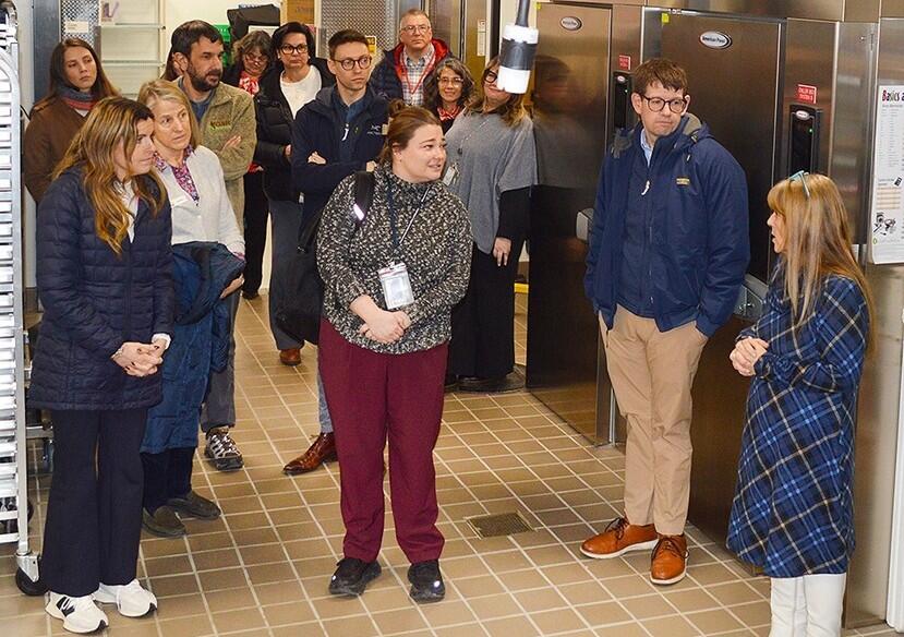 Photo with New Bedford Public School Officials to see the FSIG program in action