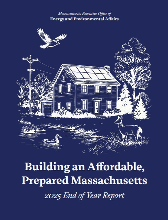 Cover of a document with deer, a house and a eagle.