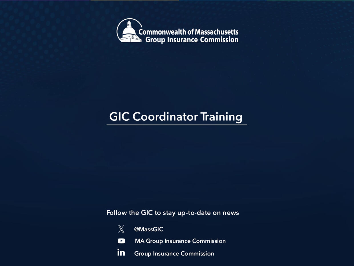 coordinator presentation cover