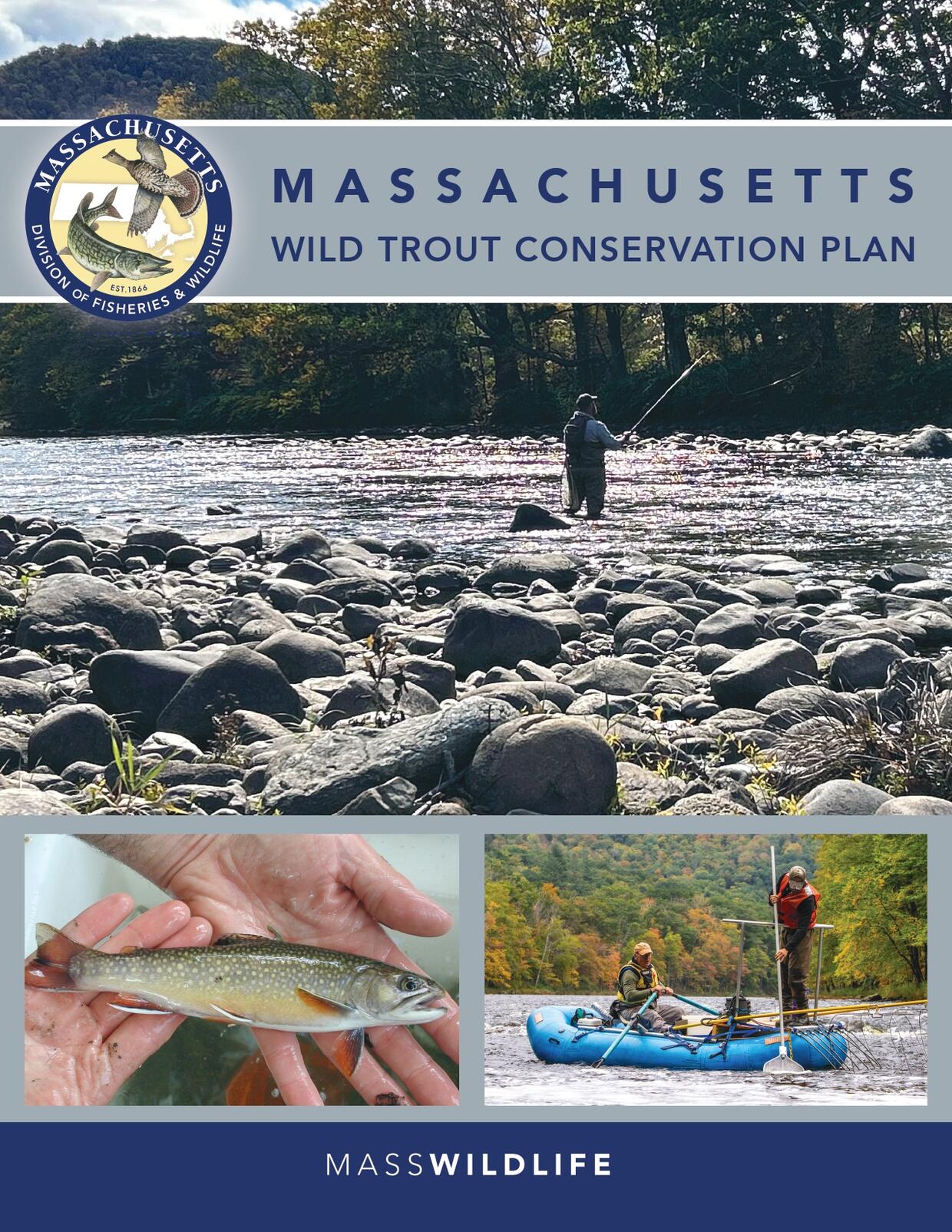 cover page of wild trout conservation plan
