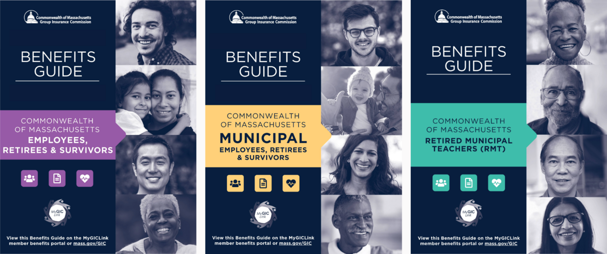 image of benefit guide covers