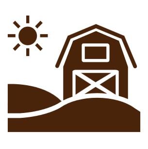 Icon to represent farmland protection