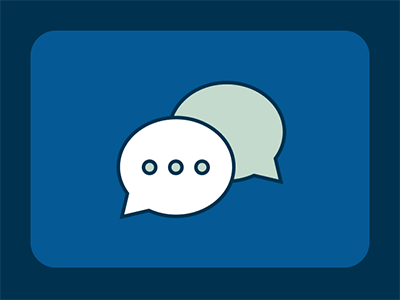 two dialogue boxes