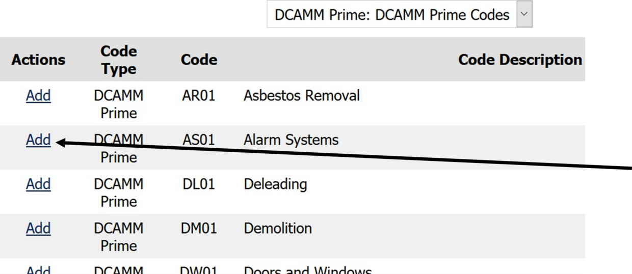 Adding commodity codes to your search