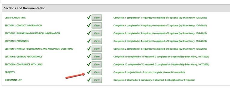 Main application page
