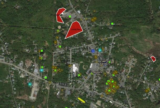 sample: arial view of Town of Salisbury