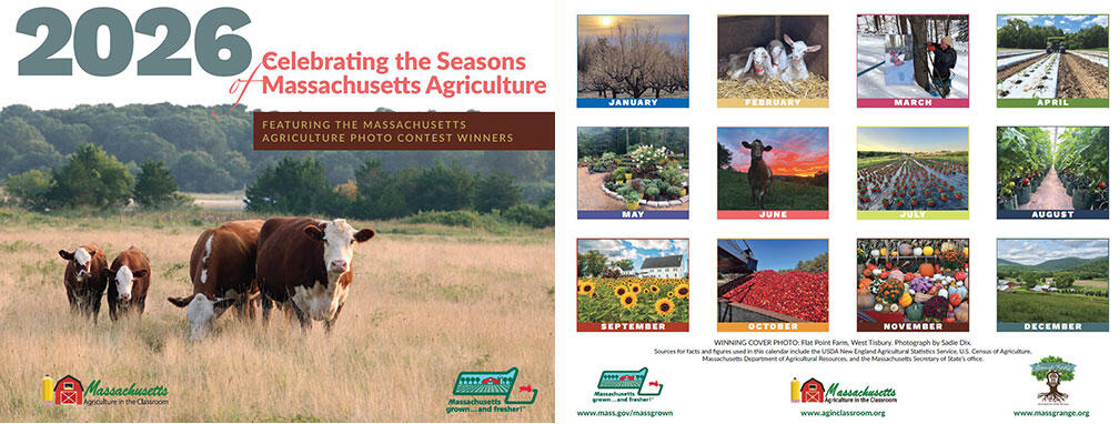 Front and back cover of the 2026 Agriculture Calendar