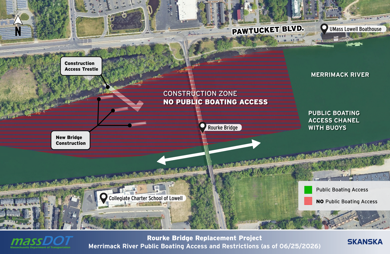Rourke Bridge detour map