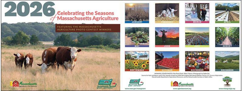 Front and back cover of the 2026 Agriculture Calendar