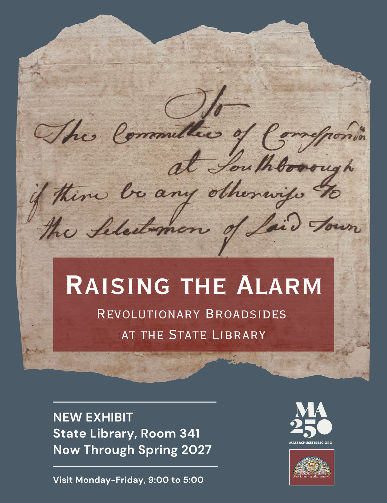 “Raising the Alarm” exhibit poster