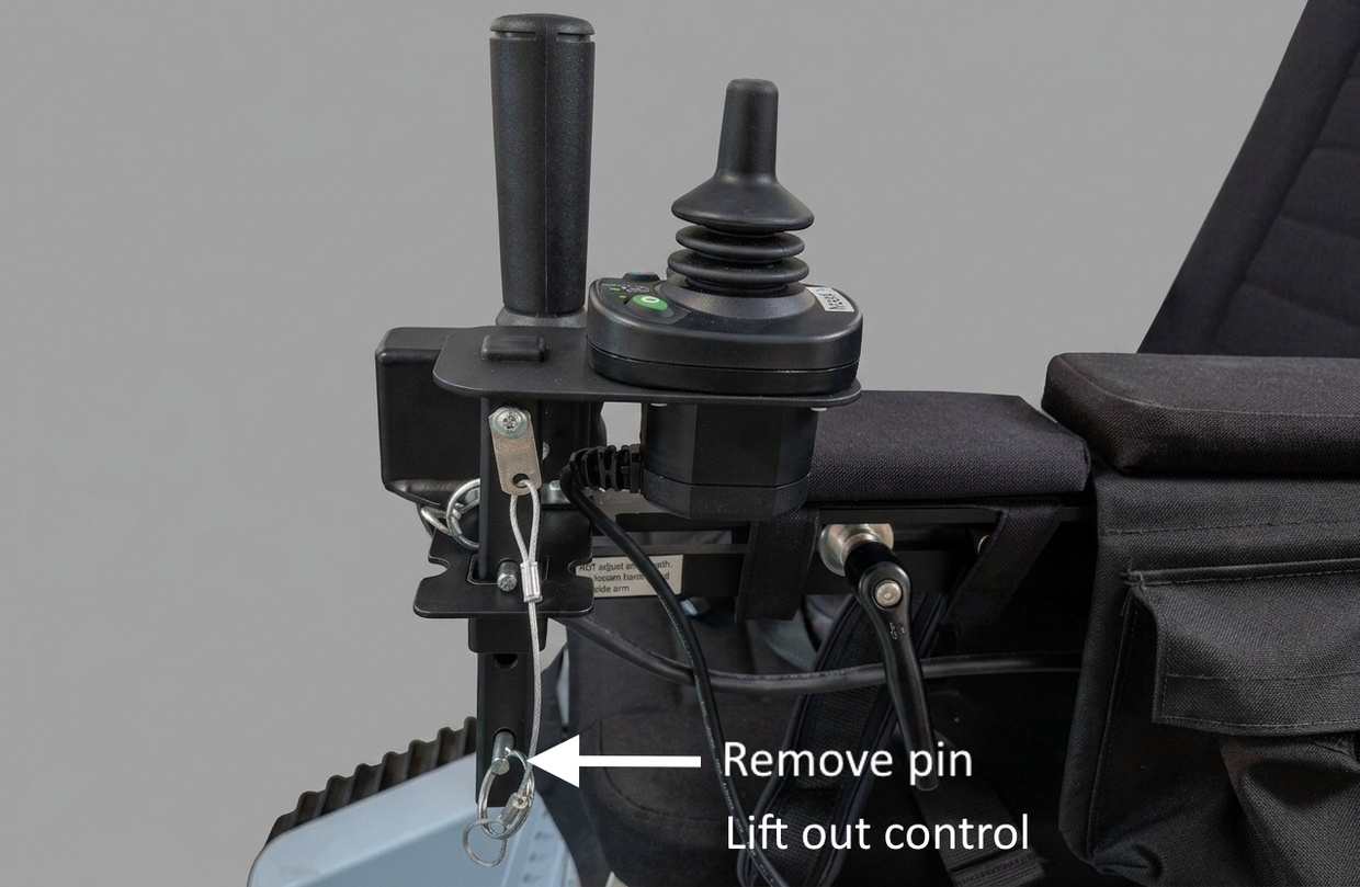 Controller pin to remove.