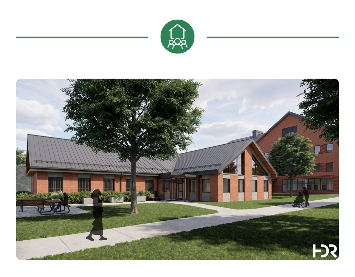 Housing Cottages Rendering