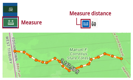 Measure distance