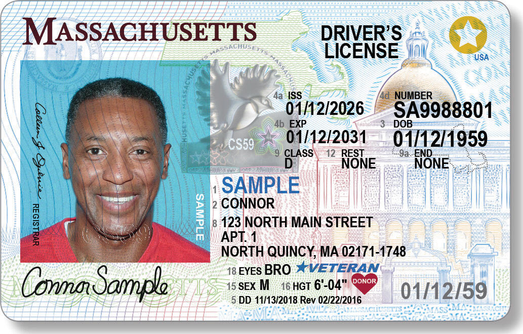 MA driver's license