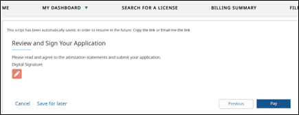 Review and Sign Screenshot