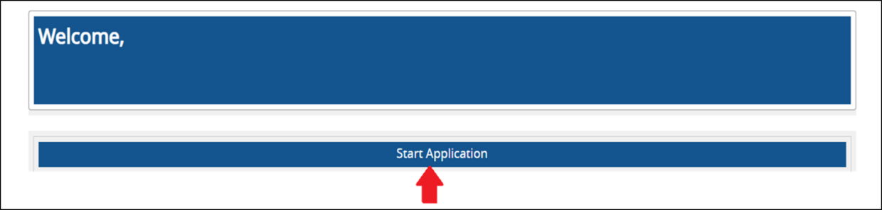 Start Application Screenshot