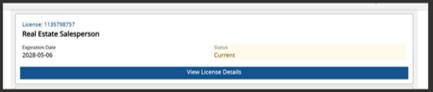License Check Screenshot
