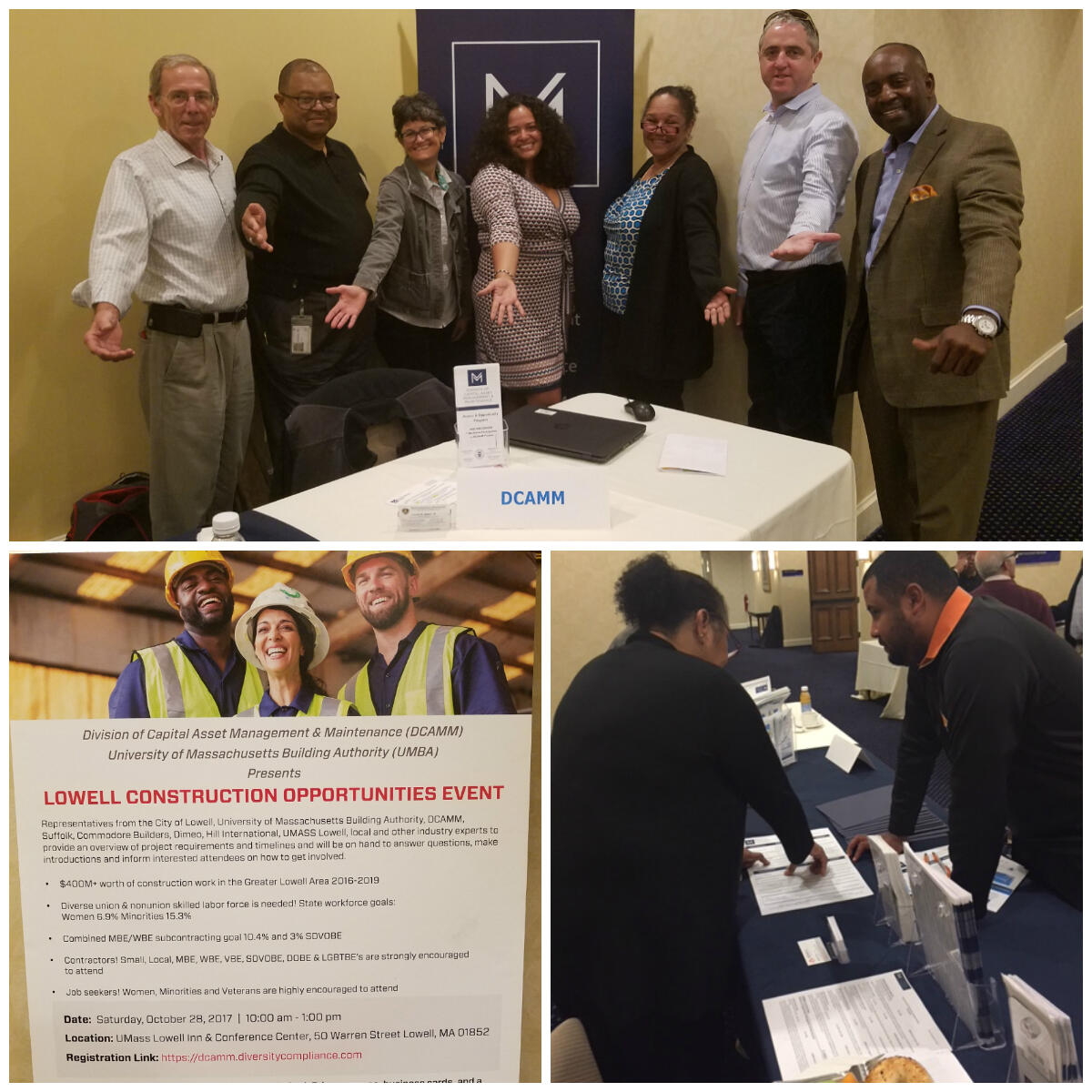 dcamm at lowell construction event