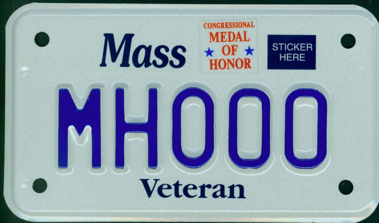 congressional medal of honor motorcycle plate