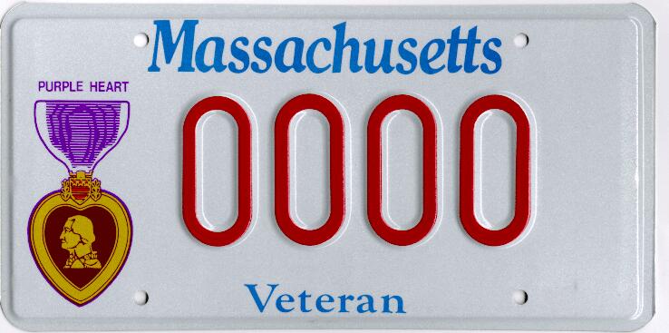 Purple Heart plate
