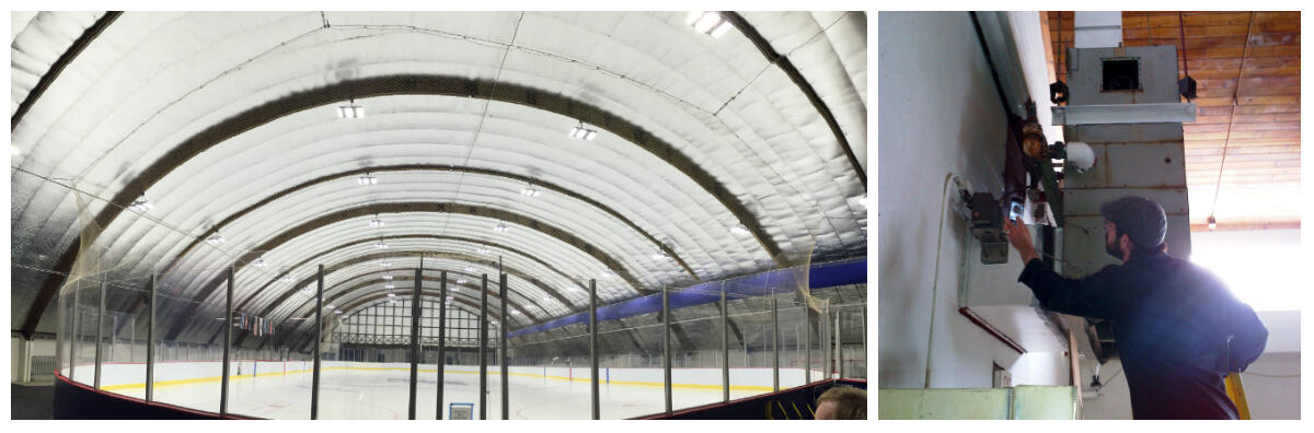 rink and worker photo