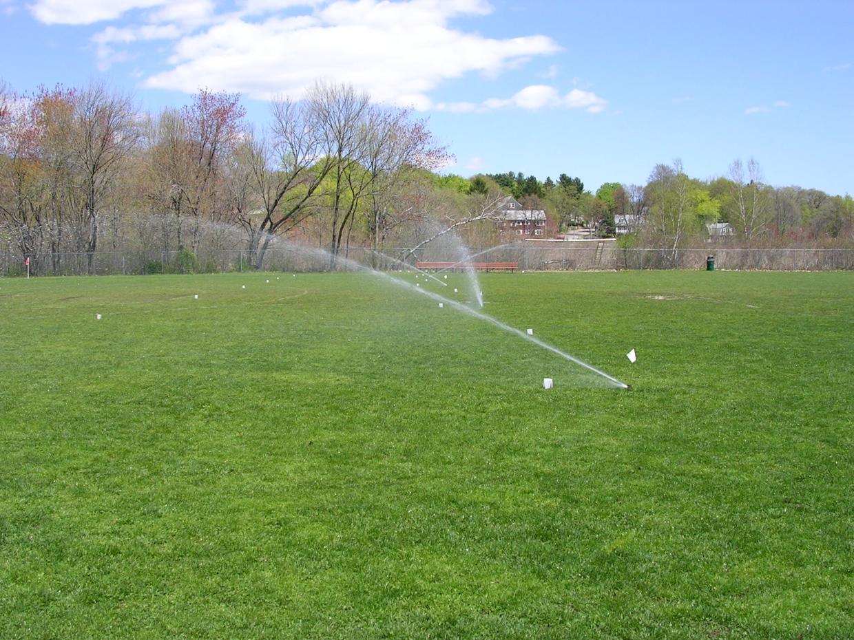 Irrigation efficiency audit, Ipswich River Park, North Reading MA 