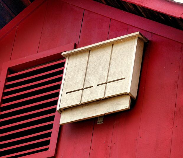 Home made bat house