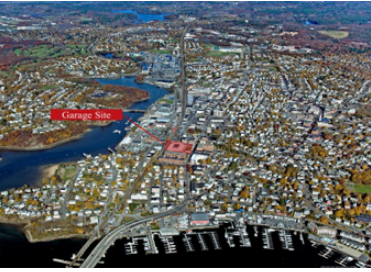 aerial view of the Beverly Depot