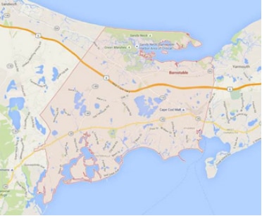 map of cape cod telecomm property
