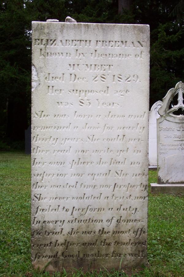 Elizabeth Freeman's grave