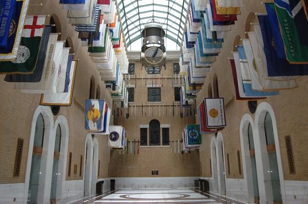 The Great Hall in the Masschusetts State House