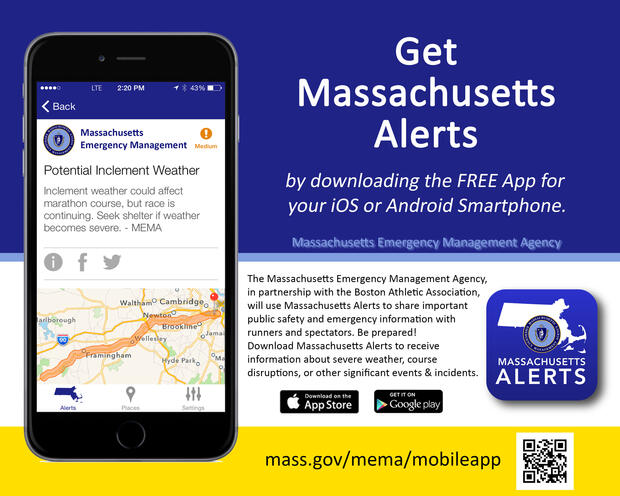Get Massachusetts Alerts - by downloading the FREE app for your iOS or Android Smartphone.