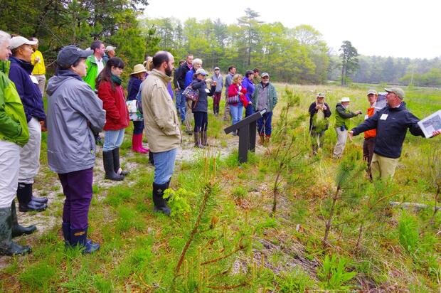 DER gives a tour of completed restoration site