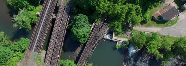 Video Still from Restoring the West Branch of the Housatonic River