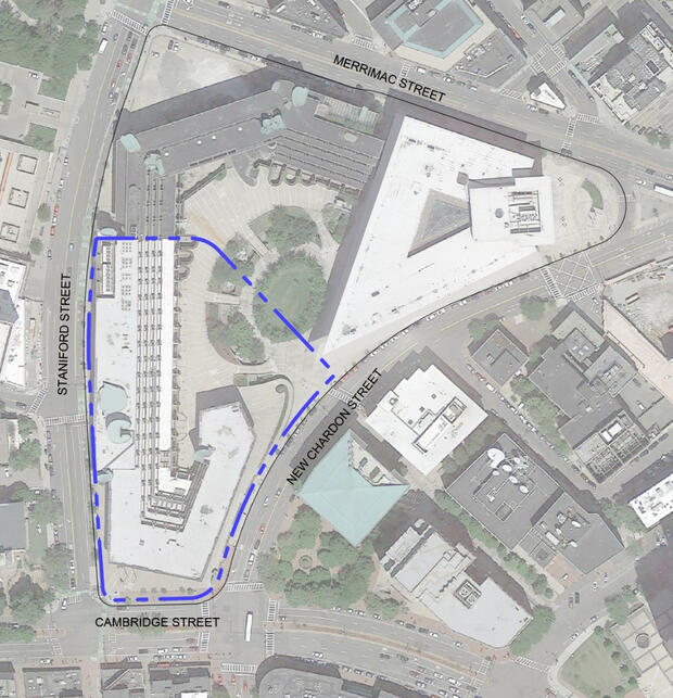 Hurley Redevelopment Aerial map view