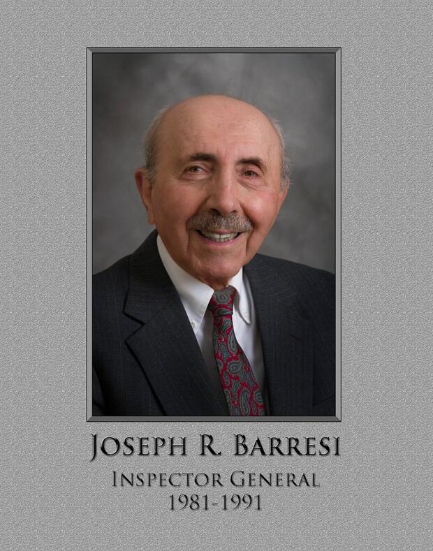 Joseph Barresi was the first Massachusetts Inspector General